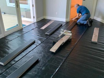 Floor Underlayment Installation