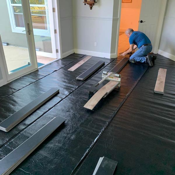 Floor Underlayment Installation