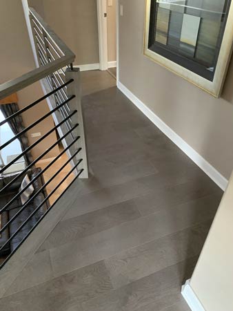 Gray Flooring Installation