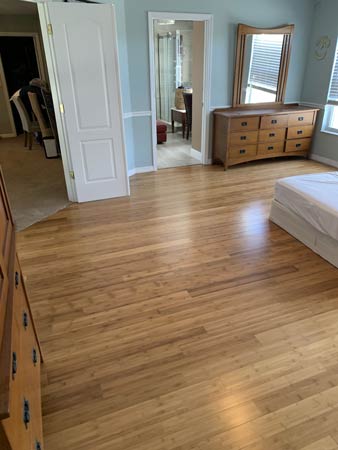 Home Bedroom Flooring Installation